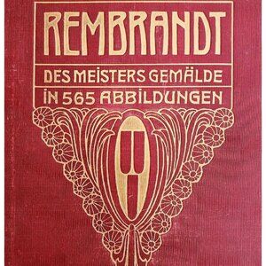 Rembrandt Des Meisters Gemalde First Edition 1906 Fine Arts Museum Boston BKBX1